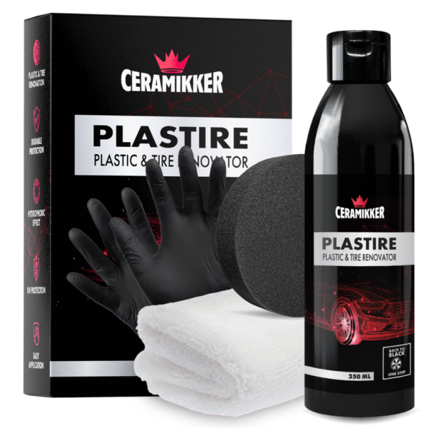 CERAMIKKER Plastire - Reaktywator czerni, czernidło, dressing do opon i plastików